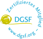 Logo Auszeichnung Zertifiziertes Mitglied der DGSF